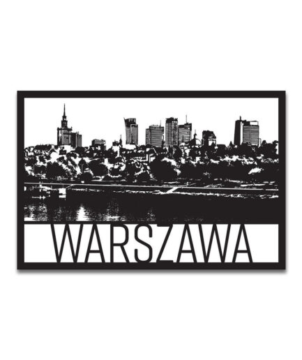 Panorama of Warsaw - Carbon Steel