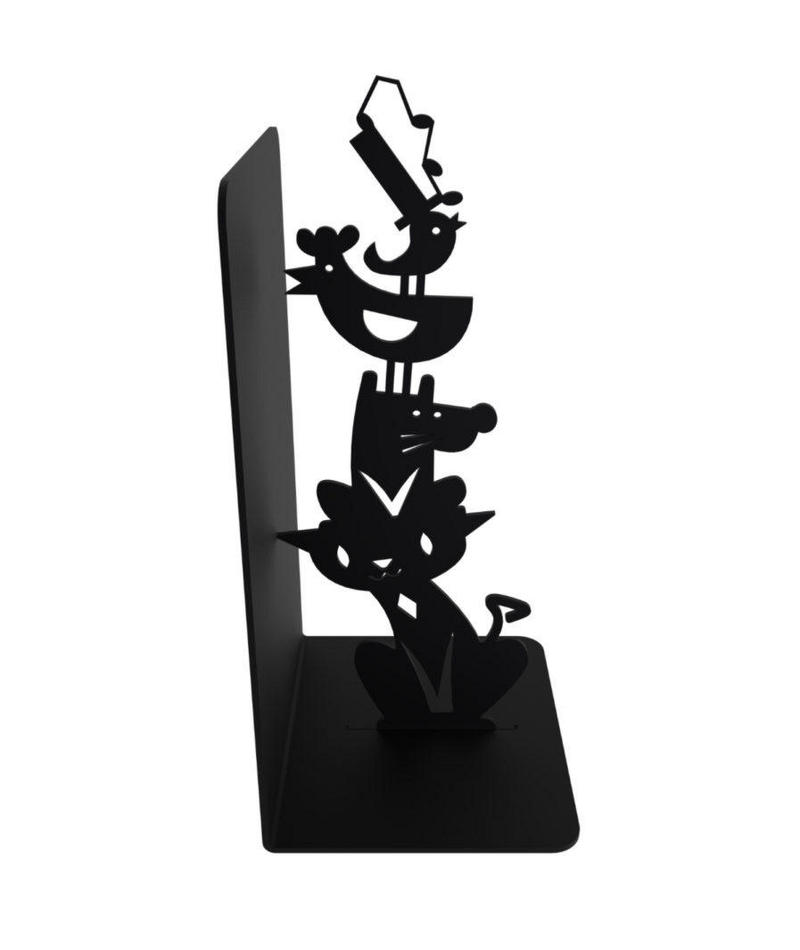 Carbon steel bookend - Critters